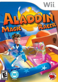 Aladdin Magic Racer Wii US box art